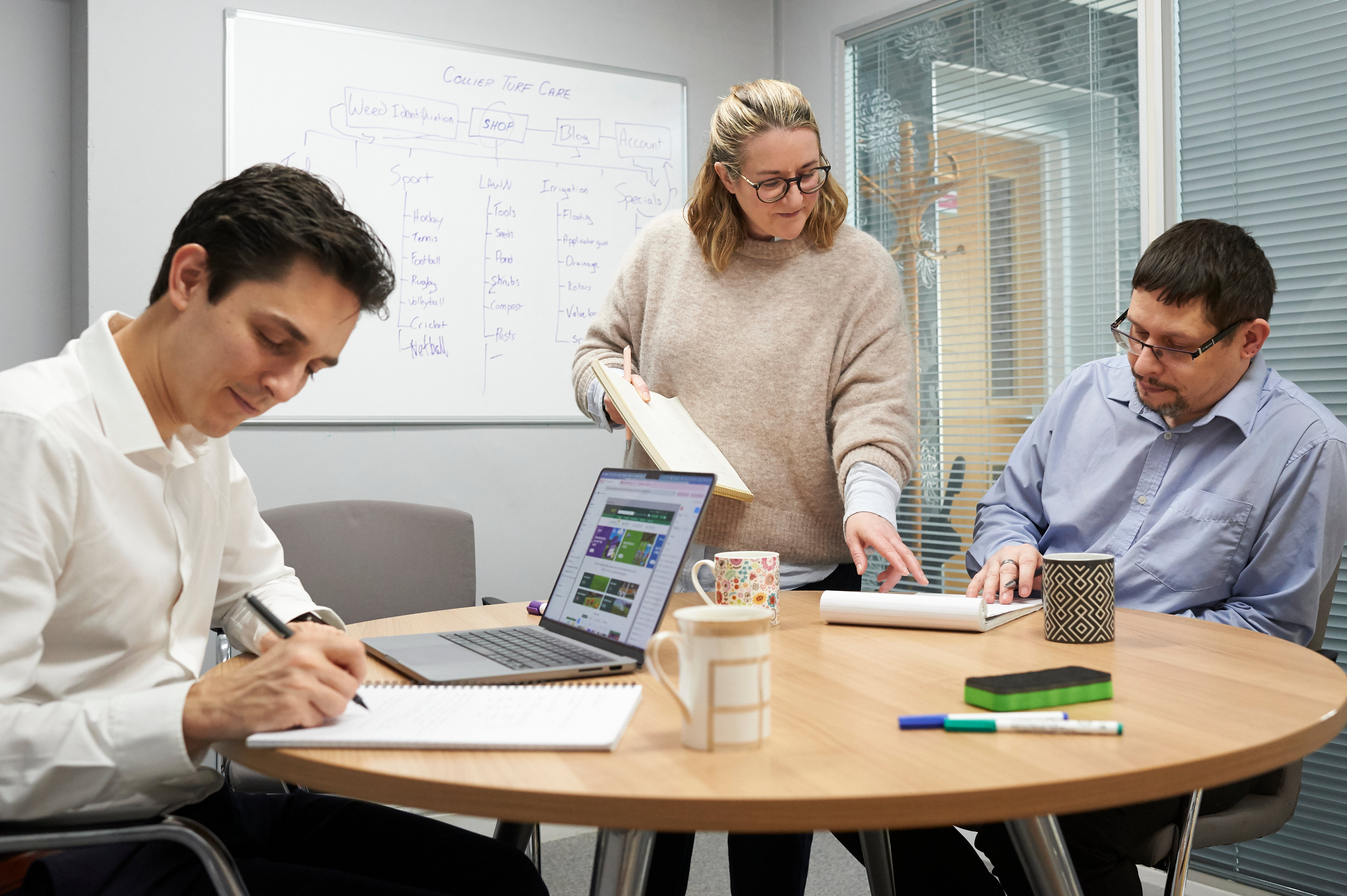 Dean and Jason, working with <a class="text-xs leading-[1.4] tracking-widest underline text-[#a0a0a0] uppercase" href="https://khdigital.co.uk/?utm_source=rdresearch&utm_medium=referral&utm_campaign=partner_link&utm_content=site_link&ref=rdresearch">KH Digital</a>'s web designer on <a class="text-xs leading-[1.4] tracking-widest underline text-[#a0a0a0] uppercase" href="https://www.collier-turf-care.co.uk/?utm_source=rdresearch&utm_medium=referral&utm_campaign=partner_link&utm_content=site_link&ref=rdresearch">Collier Turf Care</a>.